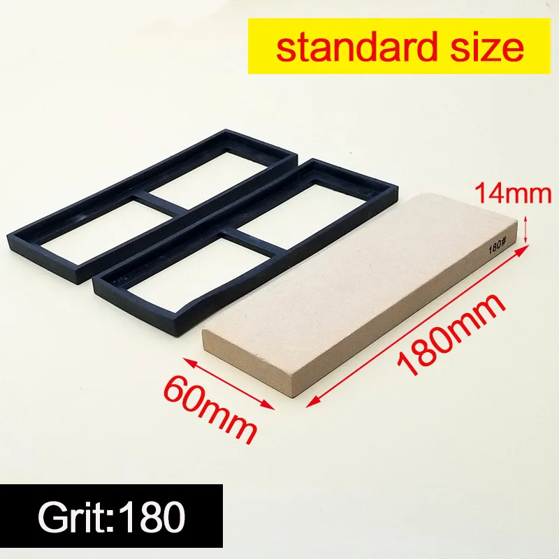 180 GRIT 1 шт., 400, 1000, 3000#, кухонный инструмент, точилка для ножей, точильный камень, точильные камни для ножей, система Точилки для ножей, водный камень - Цвет: 180 GRIT