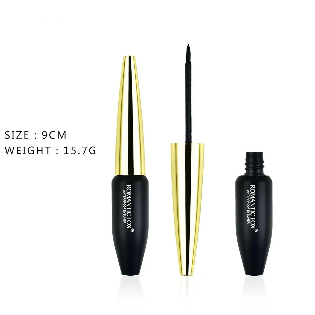 Синяя жидкая подводка для глаз в виде зоопарка черная стойкая не размазывающаяся