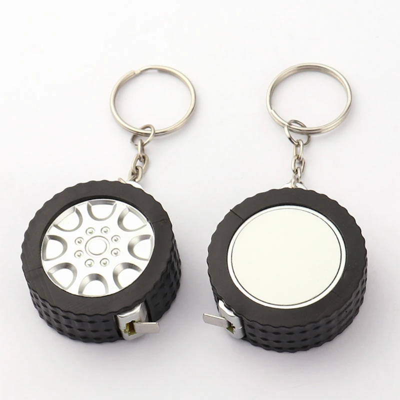 

Thermal Transfer Steel Tape Measure Keychain for Christmas Valentine Day