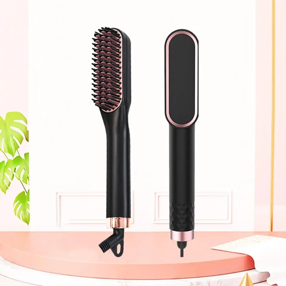 

Выпрямитель для волос, расческа для бороды, нагревающаяся расческа, выпрямитель для волос, щетка, стайлер для волос, расческа для разглажива...