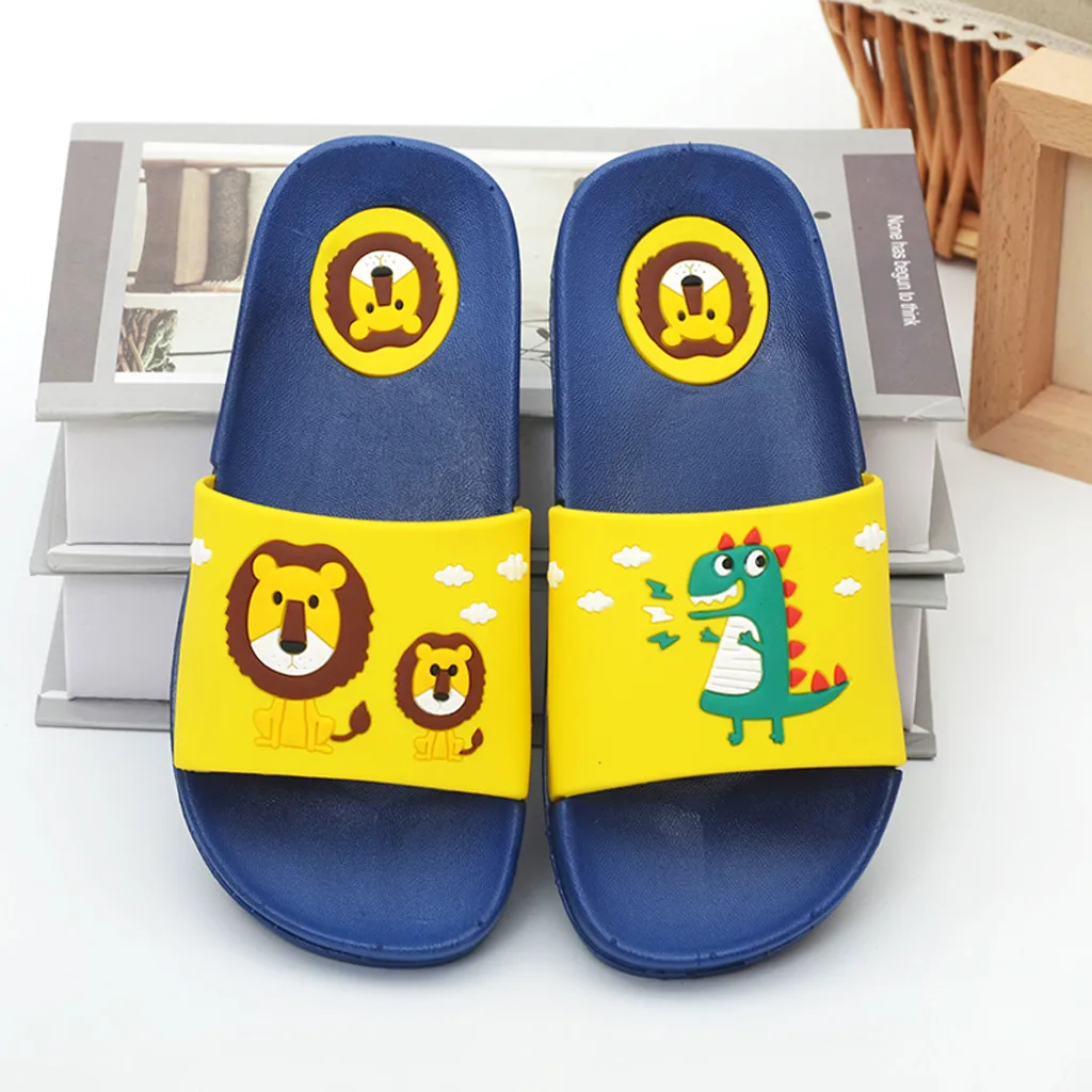 Женские домашние тапочки с милыми животными и фруктами Летняя женские босоножки