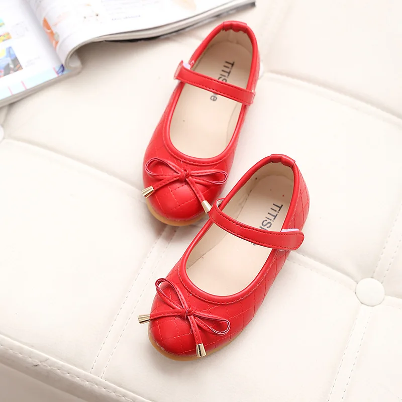 Kids Shoes New Spring 2020 Autunm Summer Baby Princess Girls Flats Children Black white red Students | Детская одежда и обувь