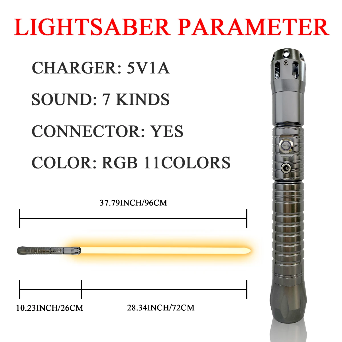 Лазерный меч RGB с автоматическим изменением цвета NiteCore экстремальсветильник вой