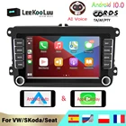 LeeKooLuu Android 2 Din автомобильный проигрыватель с радио и GPS для Volkswagen VW T5 Polo Golf 5 6 Passat b6 b7 Skoda Octavia Rapid Superb Jetta