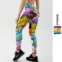 3d printed leggings push up leggins sport women fitness running pants cartoon comic game styles girl leggins