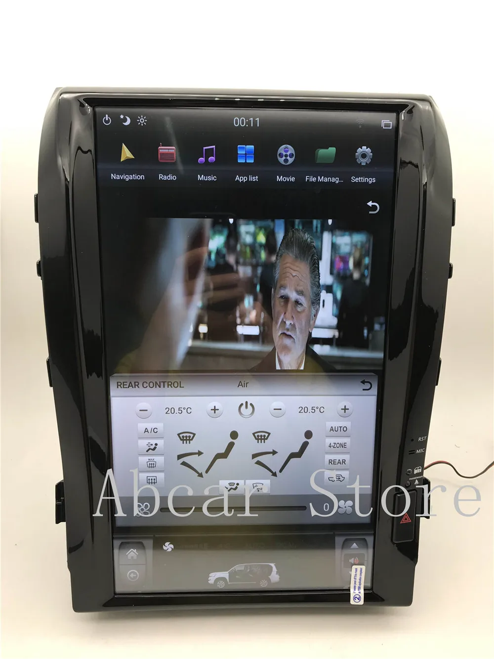 1" Tesla стиль Android 8,1 PX6 HDMI Автомобильный dvd-плеер gps навигация для Toyota LAND CRUISER LC200 2008- радио ips стерео