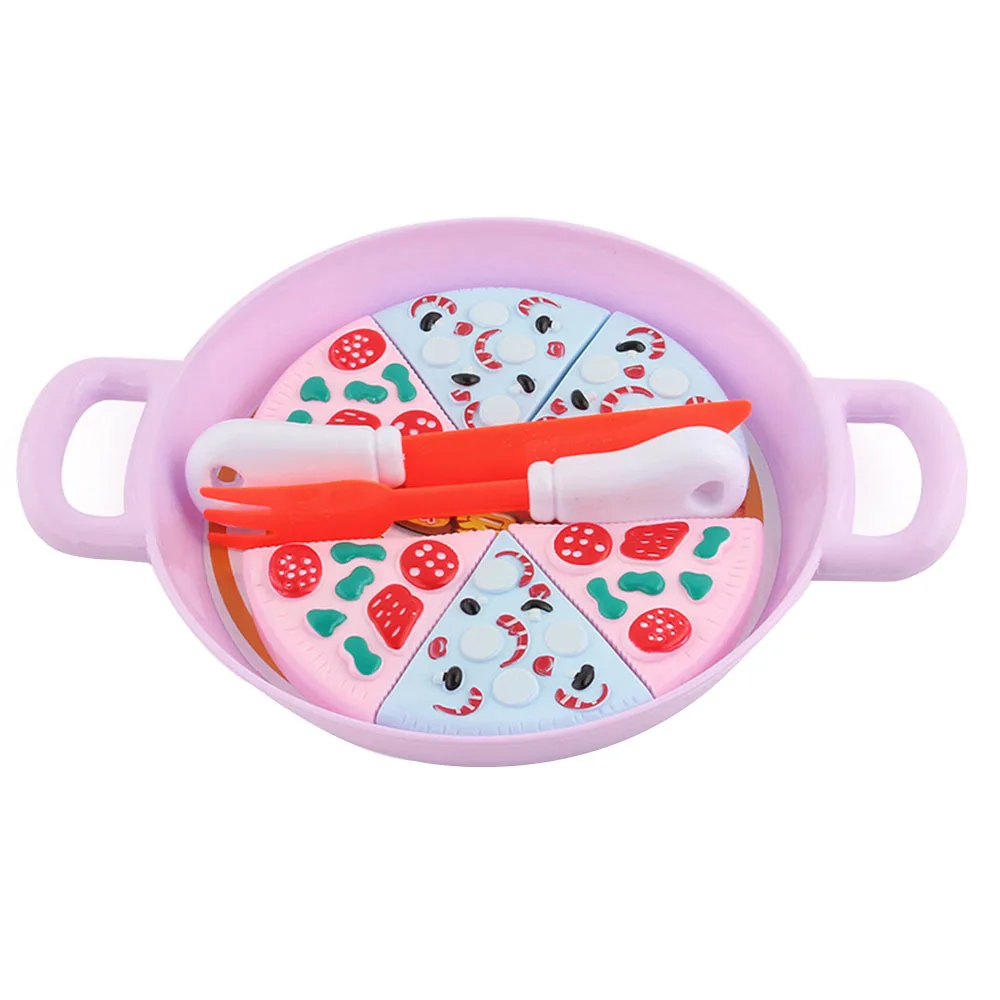 9pcs Детская имитация фруктовых столовых приборов Резак Фруктовый Торт Пицца игрушечный миксер играть развивающие игрушки игрушка для раннего развития для детей - Цвет: 9pcs