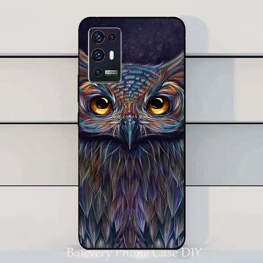 Цветной чехол с изображением животных для ZTE Axon 30 Pro 2021 силиконовые мягкие чехлы