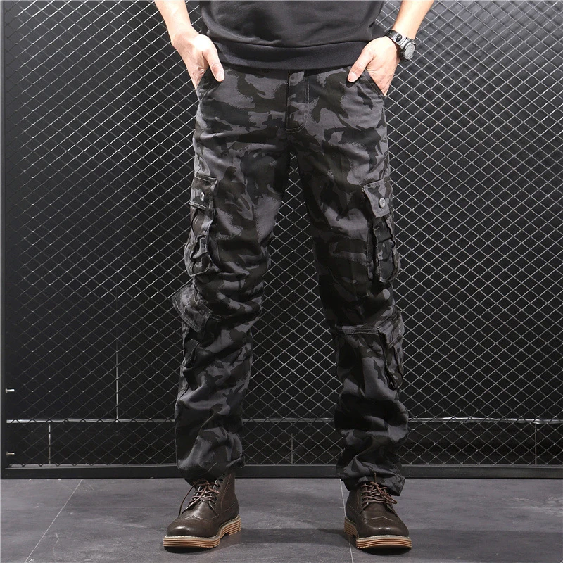 

Camouflage Cargo Pants 8XL Joggers Militar Men Trousers Hip Hop Army Camo Spodnie Meskie Man Cotton Sweatpants 6XL Kargo Ropa