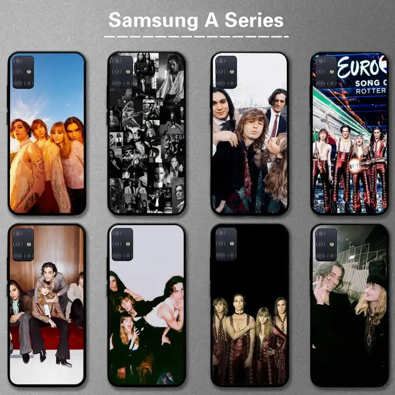 

M-Maneskin Damiano David Phone Case For Samsung A6 A7 A8 A10 A11 A20 A21 A30 A31 A40 A50 A70 A80 A91 Plus S E Cover