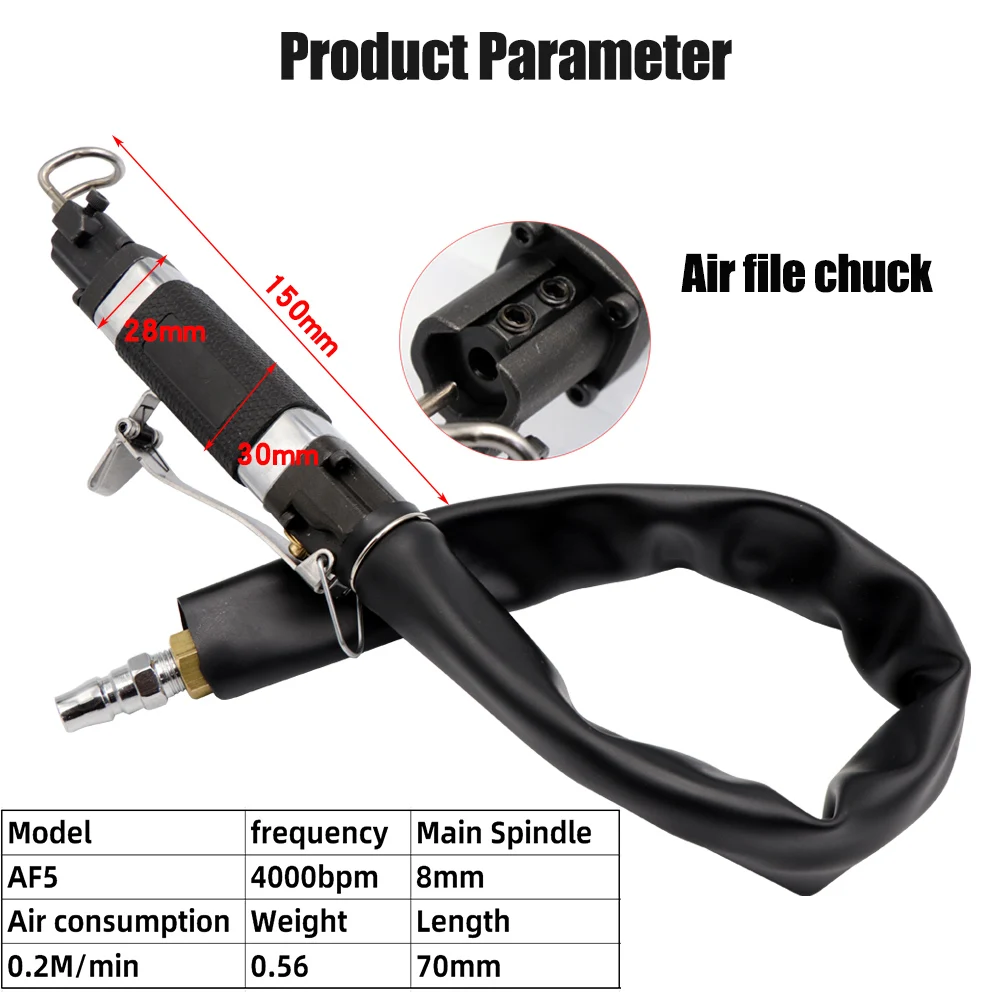 AF5 Pneumatic Air File Tool Reciprocating File Polishing Tools for Polisher Machine
