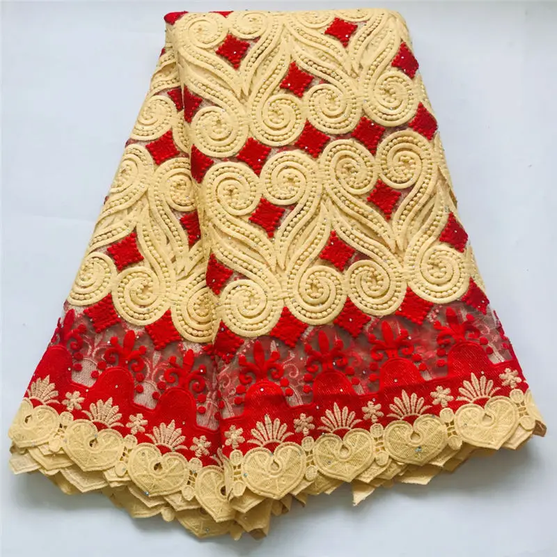 Молочный шелк шнурка африканская сетчатая кружевная ткань французская Высокое