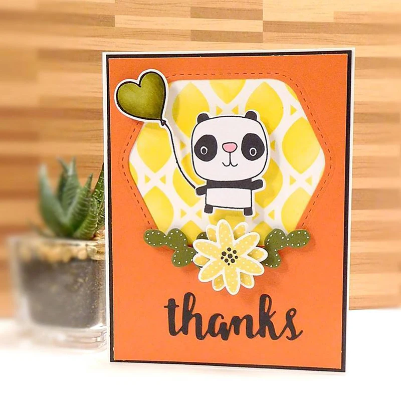 Прозрачные силиконовые панды и фразы сделай сам для скрапбукинга | Дом сад