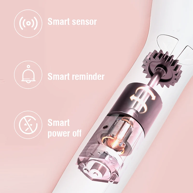 

Curling Iron Automatic Hair Curler With Tourmaline Ceramic Heater And LED Digital Mini Portable Curler Air Curling Wand