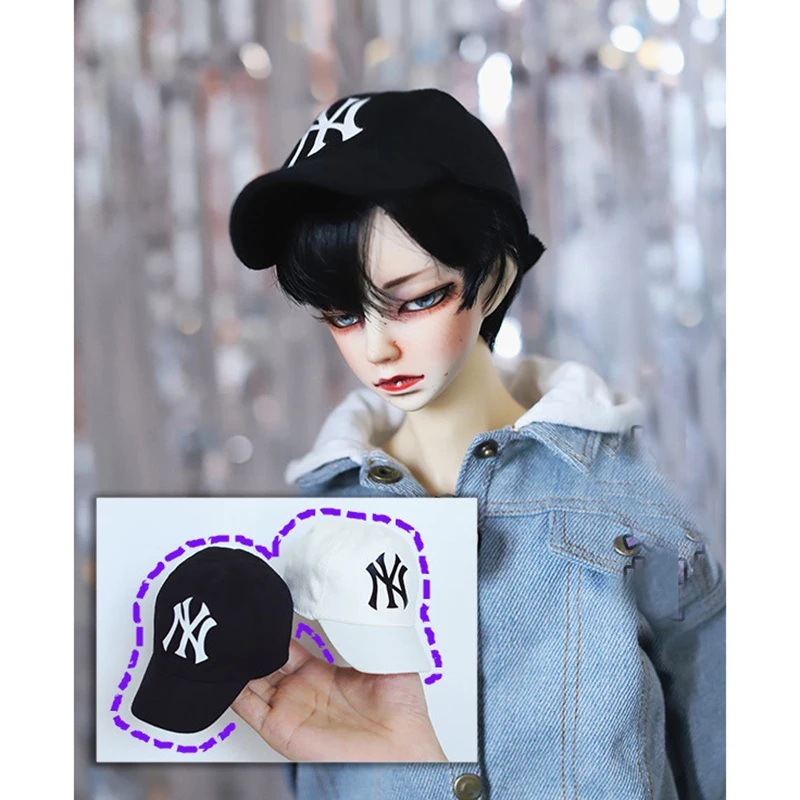 BJD Черная кепка с острым носком для 1/4 MSD 17 &quot1/3 24&quot 60 см 70 высокая шарнирная Кукла