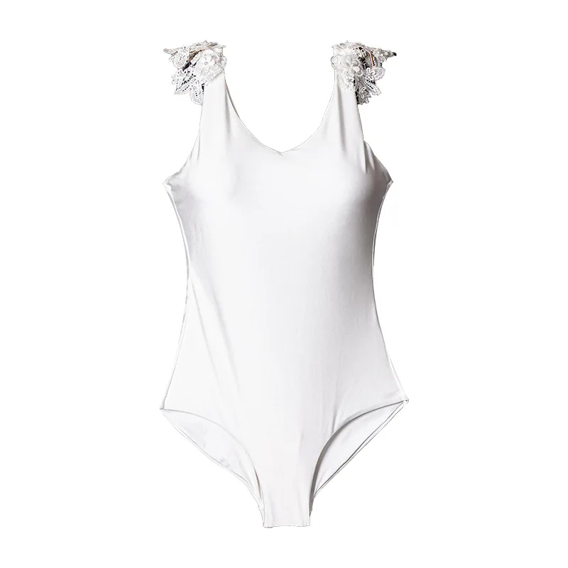 

Women Swimwear 2021 Swimsuit With Push One Peice Bathing Suit New Flower Sexy Backless Cover Piece Floral Polyester Sierra