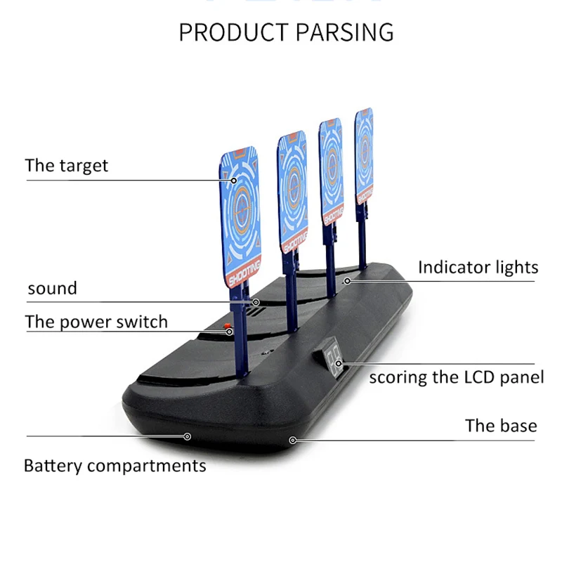 DIY Высокоточный подсчет автосброса электрическая мишень аксессуары Игрушки для