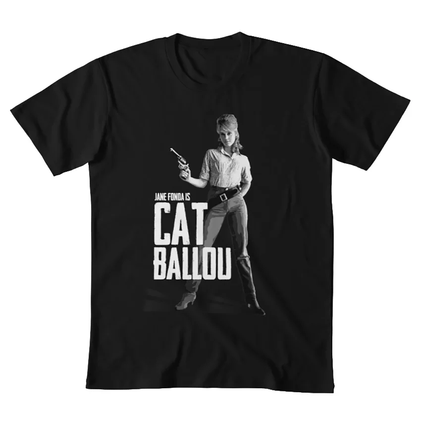 Футболка Cat Ballou Jane Fonda ковбойский фильм ли Марвин nat king cole comedy parody barbarella klute