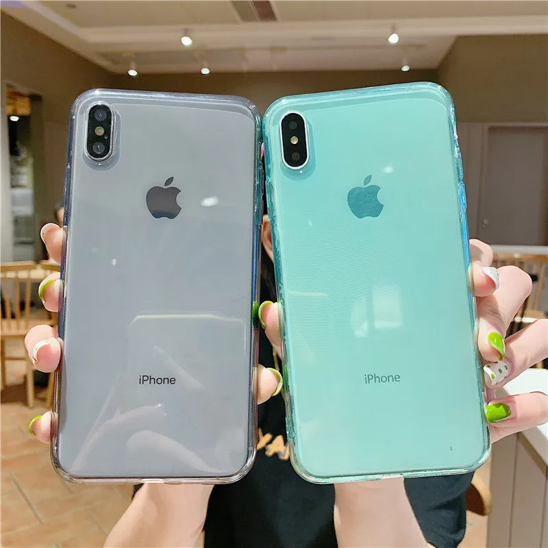 Роскошный чехол для телефона iPhone X XS Max 8 7 6s Plus 11 pro Ультратонкий Мягкий силиконовый