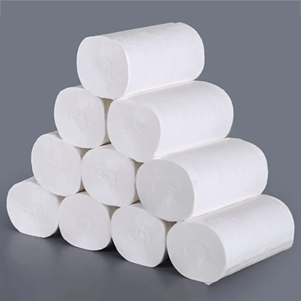 Трехслойная туалетная бумага Экологически чистая перерабатываемая для дома