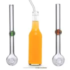 Стеклянная соломка 4,5 дюйма с цветной точкой