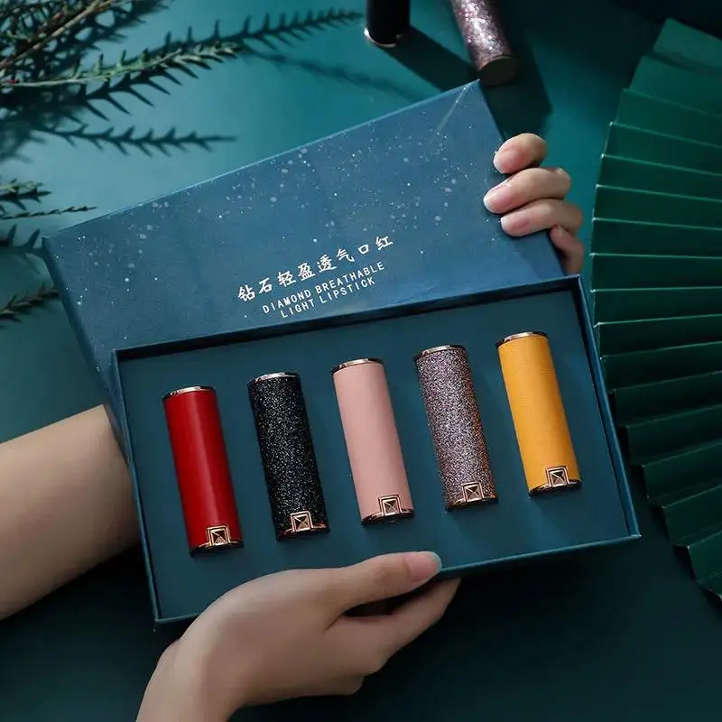 

Makeup Carved Lambskin Lipstick Matte Waterproof, Whitening, High-value, Non-Pigmented Lipstick Set