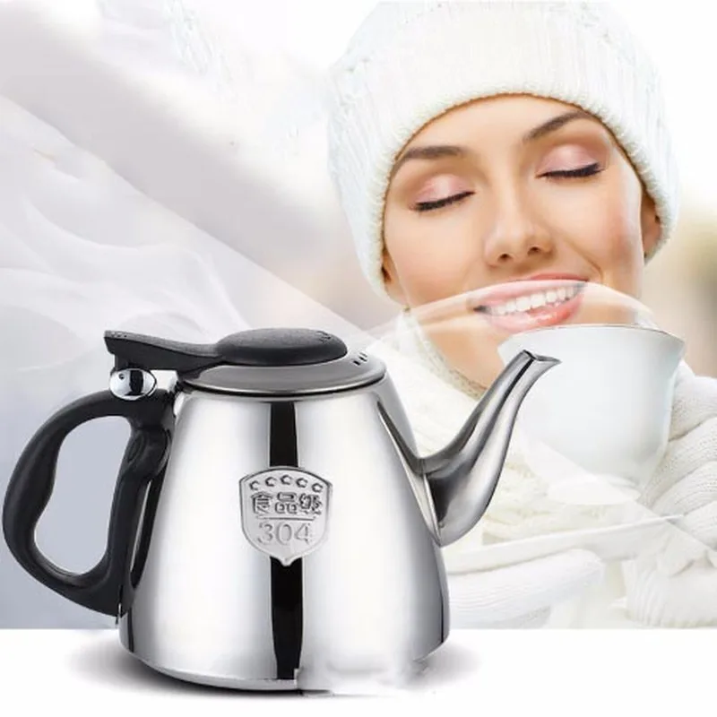 

Kettle Stainless Steel Kettle Tea Teapot Tea Set Induction Cooker Special Thickening Tetera Camping Kitchen Kettle Camping Tea