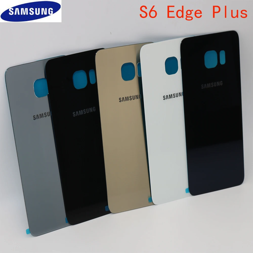 New Back Rear Battery Cover Glass Door For Samsung S6 edge plus G920F G925F G928F Housing Case | Мобильные телефоны и