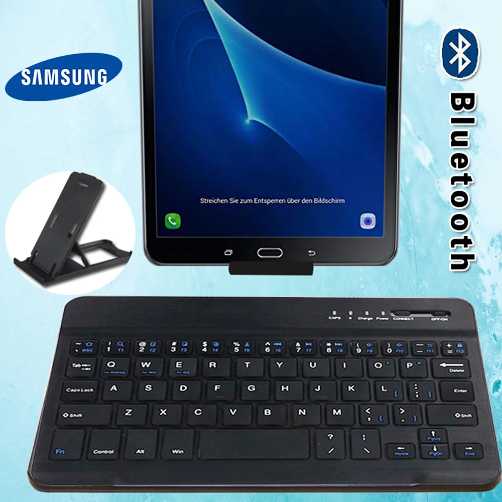 Беспроводная клавиатура Bluetooth 3 0 для Samsung Galaxy Tab 2 7 0/Tab 8 &quot/Tab 4 A S портативная