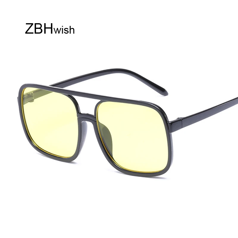 Очки солнцезащитные женские в ретро стиле квадратные Роскошные Прозрачные