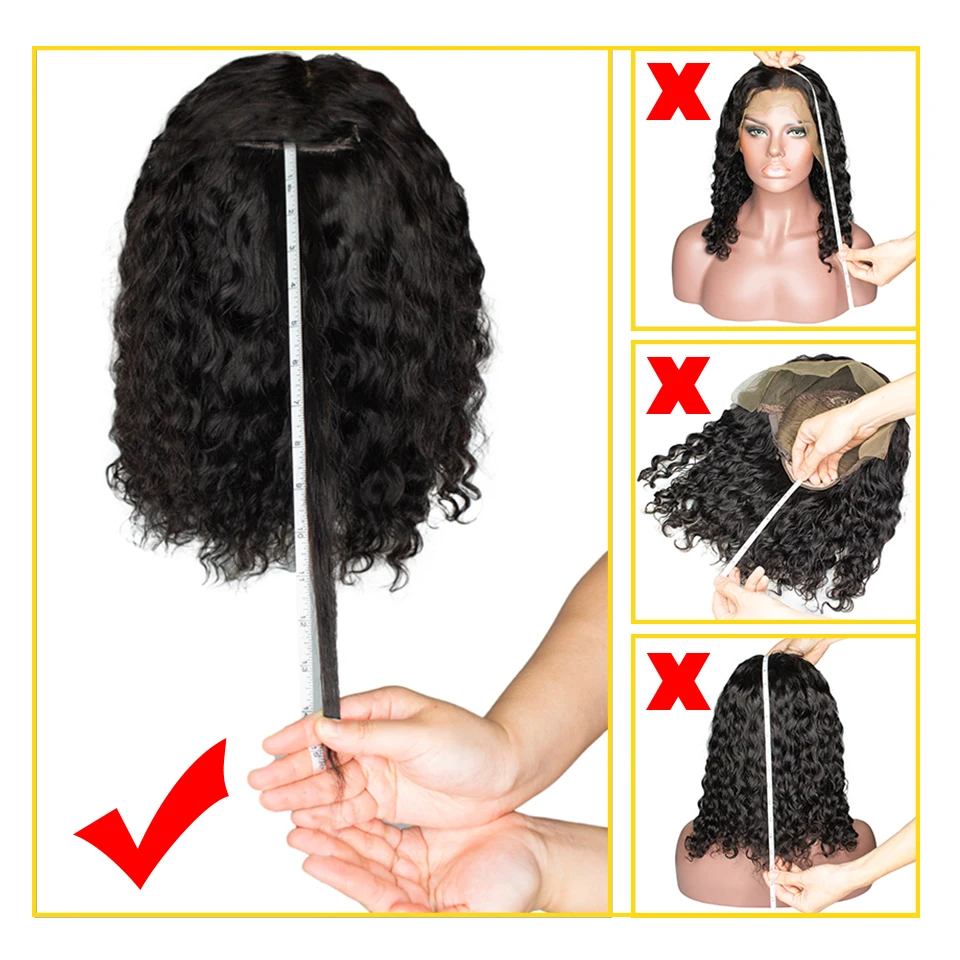 Глубокая волна волос парик человеческих 10 28 дюймов бразильские 13x4 бесклеевой