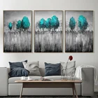 Абстрактные картины с пейзажем, печать на холсте, искусство, настенный постер, картины для гостиной, Большой Декор