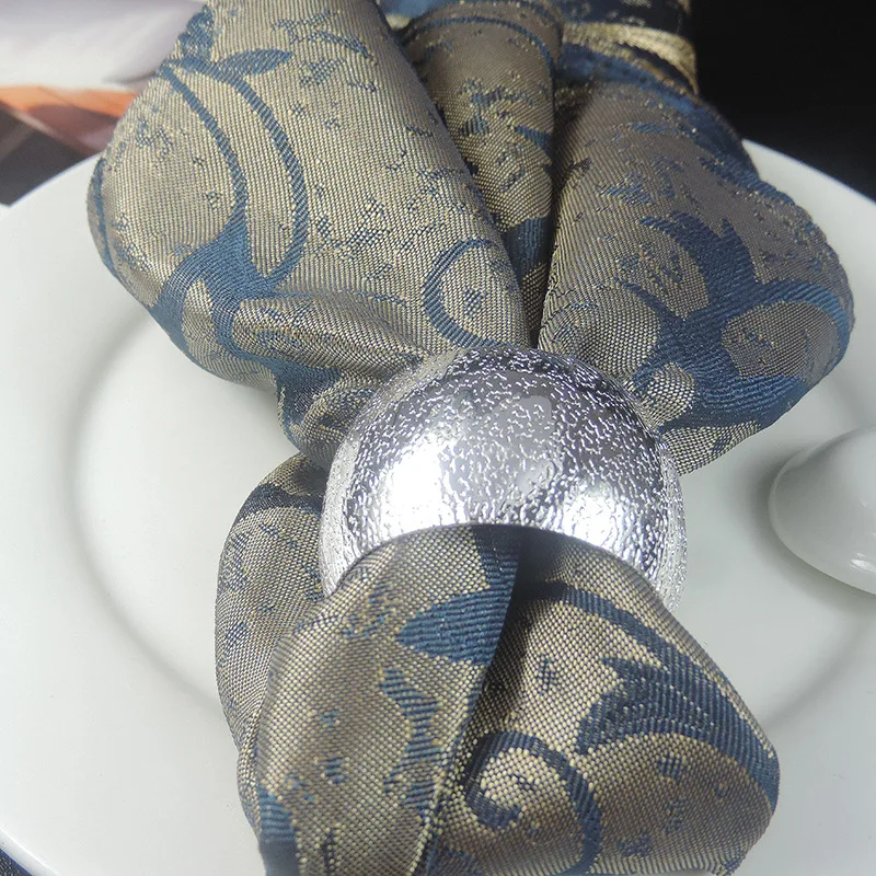 1 шт./лот новинка серебряное кольцо для салфеток гостиничный банкет держатель