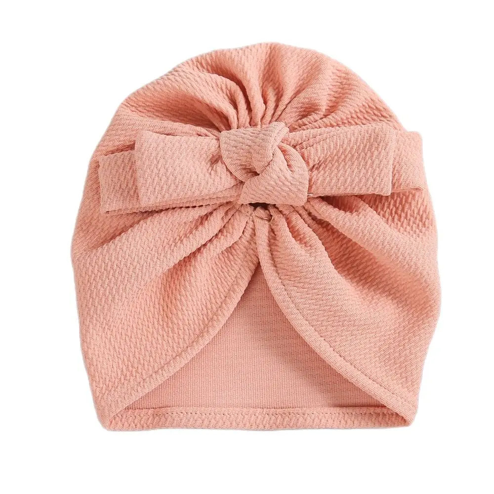 Soft Bows Baby Hat Turban Baby Girl Headbands Newborn Kids Headwear Elastic Cotton Children Headwraps Toddler Hair Accessories