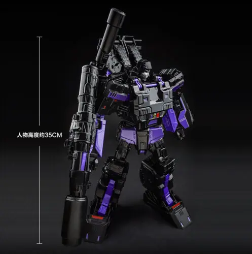 Модель вентиляторов KuBIANBao kbb металлическая Версия IDW TF toys tank Черный цвет 25 см