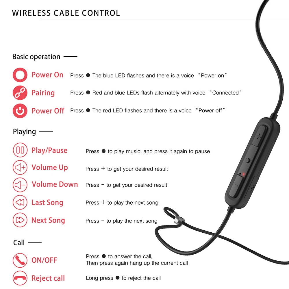 BQEYZ 2Pin 0 78 мм MMCX Bluetooth 5 Сменный кабель для наушников AptX-HD беспроводные HiFi наушники