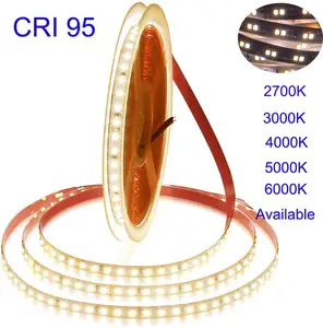 2020 Новый 5m 5 лет гарантии белый высокий CRI 95 светодиодный светильник DC 12V2835 LED теплый белый естественный белый