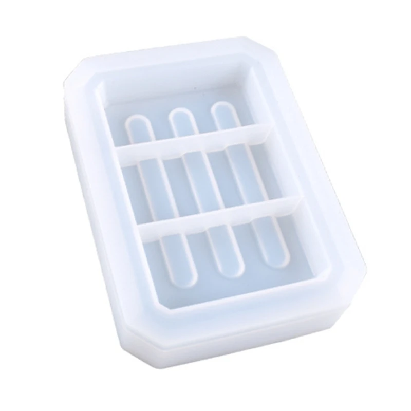 

M3GF DIY Crafts Container Crystal Epoxy Resin Mold Soap Storage Box Silicone Mould