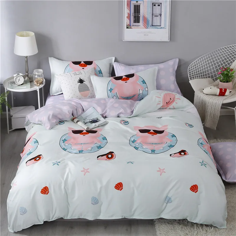 

Dancing Girl Duvet Cover Ballet Girls Bedding Set Bed Linen Home Textile Bedclothes Soft Bed Set Queen/King Size for Kids