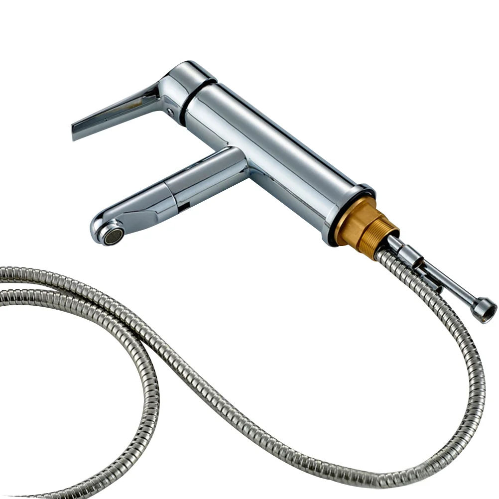 

Single Lever Sink Single Handle Pull-Out Sprayer for Kitchen Bathroom