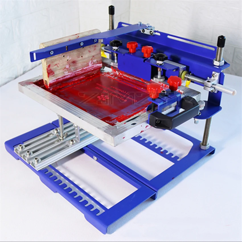 

SPE-A Type QMH170 Curved Screen Printing Machine Manual Screen Printing Machine Steel Plate Press Silk Screen Printing Station
