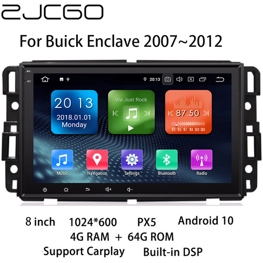 

Car Multimedia Player Stereo GPS DVD Radio Navigation Android Screen For Buick Enclave 2007~2012