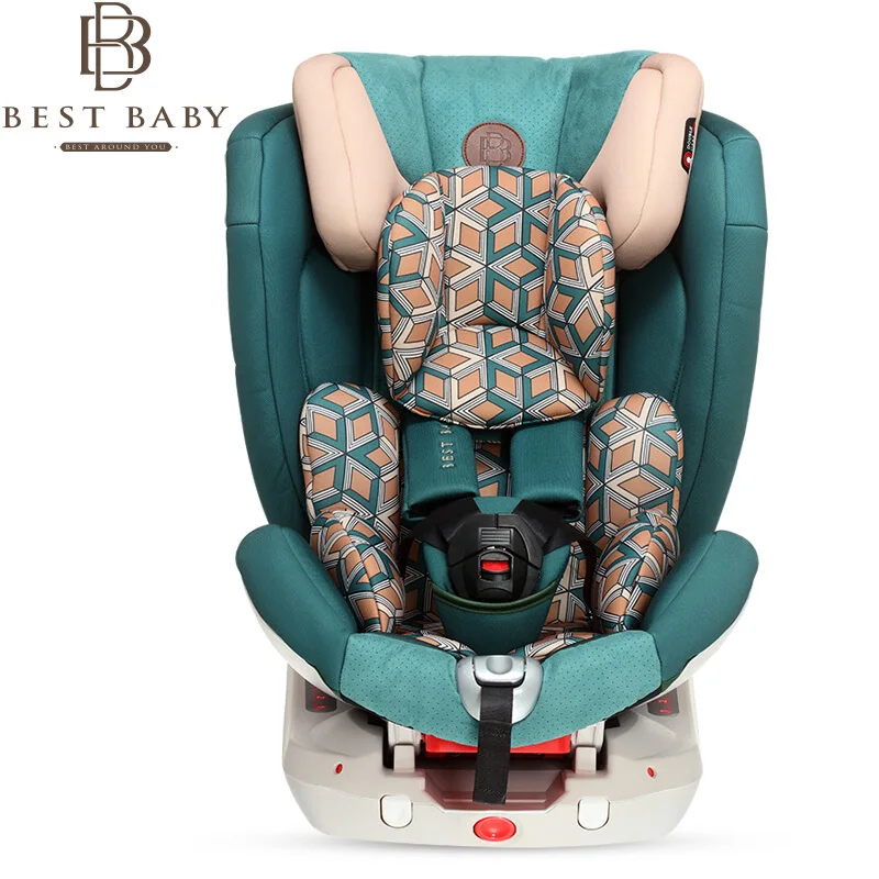 9199 baby children's safety seat ISOFIX car safety seat 9 months - 12 years old green Zuma stone