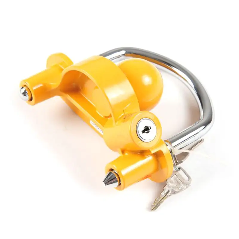

Universal Coupler Lock, Adjustable Storage Security, Heavy-Duty Steel