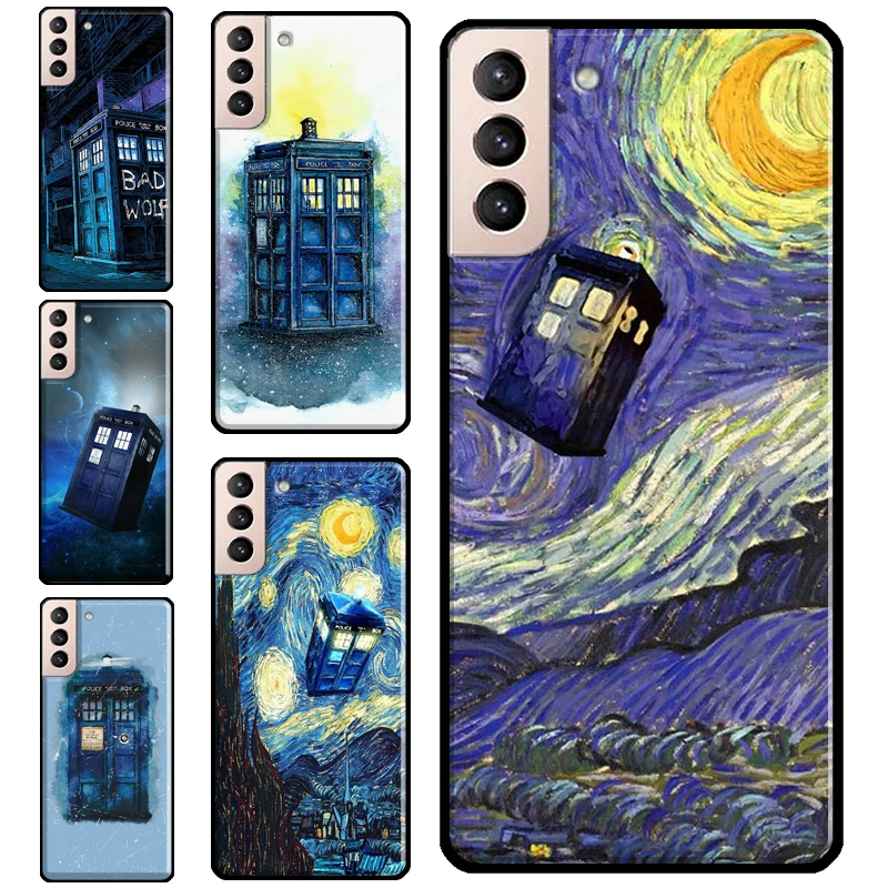 Силиконовый мягкий чехол Tardis Doctor Who для Samsung Galaxy S10 Plus S8 S9 S20 FE S21 Ultra Note 20 Coque|Бамперы|
