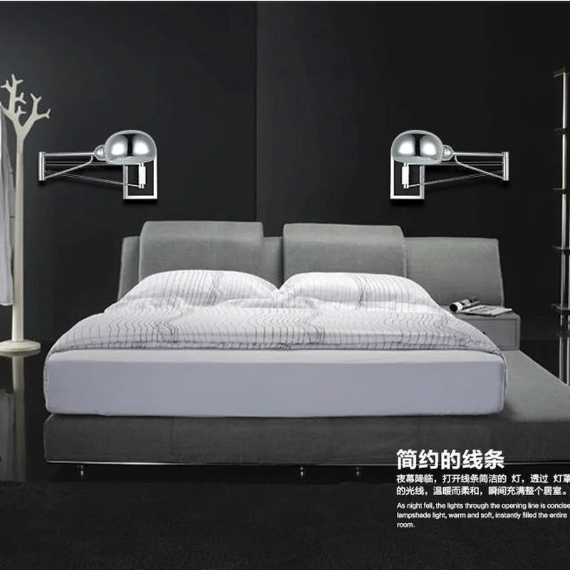 Современные светодиодный настенные светильники простой прикроватный настенный