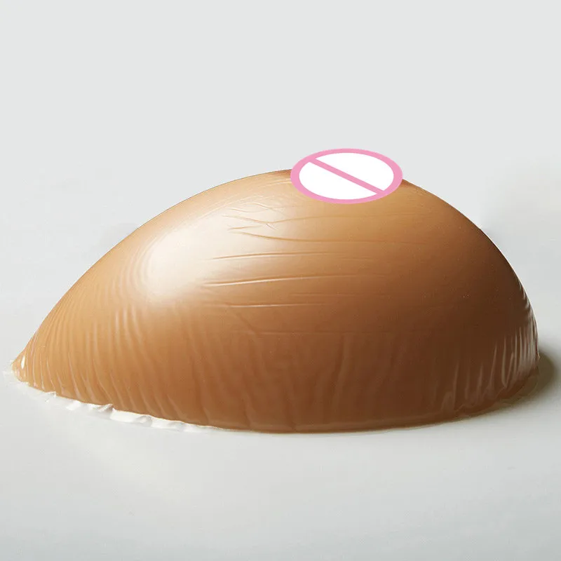 2000g/pair FF Cup Silicone Breast Forms Crossdresser Artificial Breast Invisible Strapless Push Up Silicone Bra Full Cup