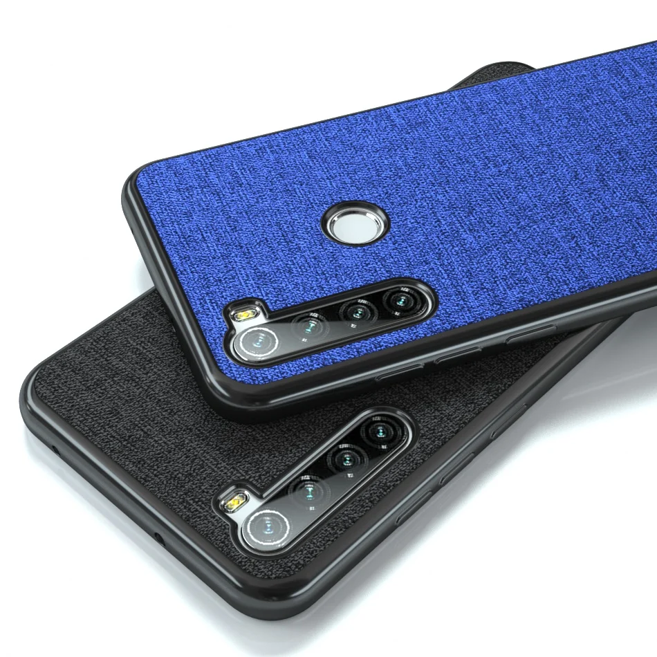Cloth Frabic Phone Case For Xiaomi Redmi Note 7 6 8 Pro 5 4X 4 4A 6A 7A 6X 5A S2 Y2 A2 Lite Plus Soft Silicone Cover Coque
