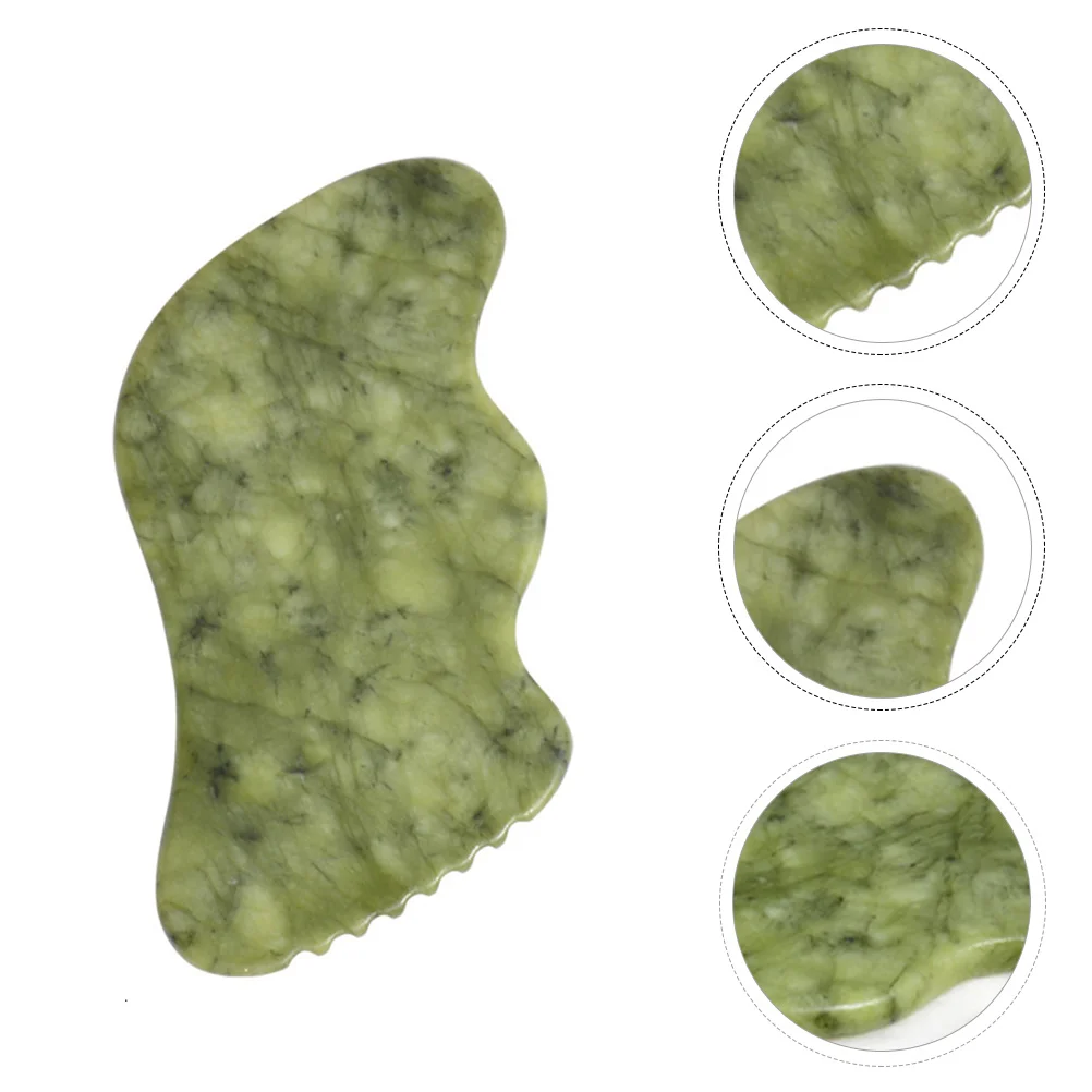 

1pc Scrapping Plate Jade Stone Massaging Board Massaging Plate for Men Women