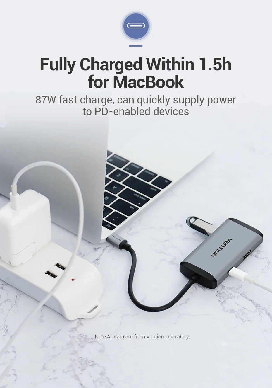 Vention usb-хаб usb type C к HDMI USB 3,0 концентратор Thunderbolt 3 адаптер для MacBook samsung S9 huawei mate 20 P20 Pro USB-C концентратор